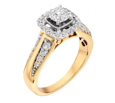 Кольцо с бриллиантами